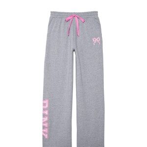 Victoria’s Secret PINK and loveshackfancy wide leg sweatpants size medium new